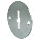 AGA steel key escutcheon 45mm diameter - Symmetrical profile