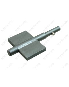 Double bitted mild steel bit to fit Chatwood Milner key stem with collar
