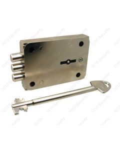 AGA 231 Class A/1 8-lever 3 steel bolt lock with 2 x keys