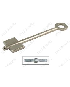 4.5 gauge double bitted pin key blank to fit Chatwood Milner locks