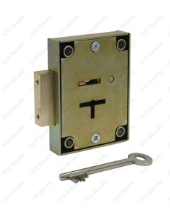 CT12 7 lever post office lock with 2 x 42mm keys - Deadbolt
