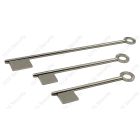 6 Gauge Key Single Bitted Blank with Large Bit