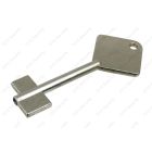 Secureline piped key blank - 80mm overall length