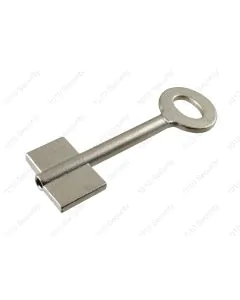 STUV double bitted brass nickel plated key blank 73mm