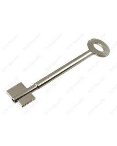 Mauer double bitted brass key blank for President A, Variator A lock with oval bow 120mm