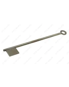 5 Gauge single bitted key blank