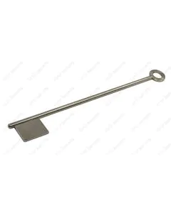 6 1/2 Gauge single bitted key blank with large bit