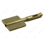 Wittkopp (CAWI) detachable double bitted nickel silver key bit for 9, 11, and 14 lever locks