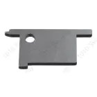 Single bitted mild steel slip bit to fit Chubb screw-in key stem