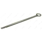 Hooked key stem to fit single bitted Tann plunger bit