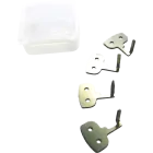 Small box with 4 tension pins for item 3130